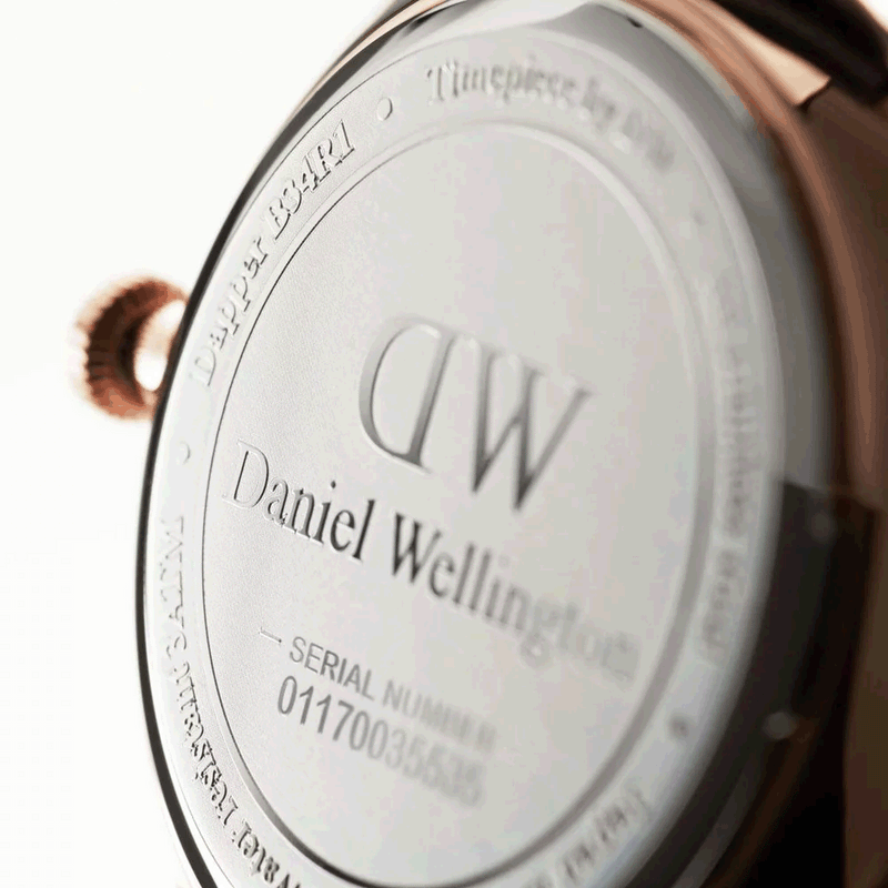 Daniel Wellington Dapper Durham White Dial Brown Leather Strap Watch For Women - DW00100113 Buy Now By Daniel Wellington