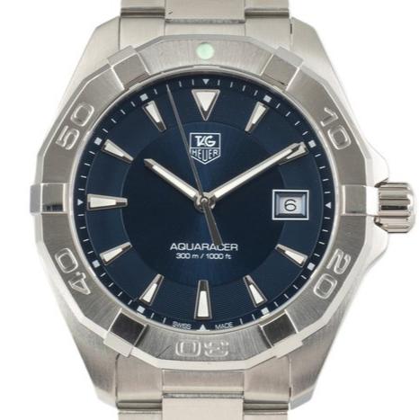 Shop Tag Heuer Aquaracer Blue Dial Watch for Men - WAY1112.BA0928 in USA