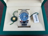 Shop Rolex Datejust 41 Oyster Blue Dial Oystersteel Strap Watch for Men - M126300-0001 in USA