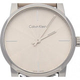 Calvin Klein City White Dial White Leather Strap Watch for Women - K2G231XH Buy Now By Calvin Klein