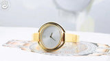 Calvin Klein Impetuous White Dial Gold Steel Strap Watch for Women - K4F2N516 Buy Now By Calvin Klein