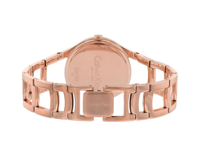 Calvin Klein Class White Dial Rose Gold Steel Strap Watch for Women - K6R23626 Buy Now By Calvin Klein