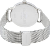 Calvin Klein Even Black Dial Silver Mesh Bracelet Watch for Women - K7B21121 Buy Now By Calvin Klein