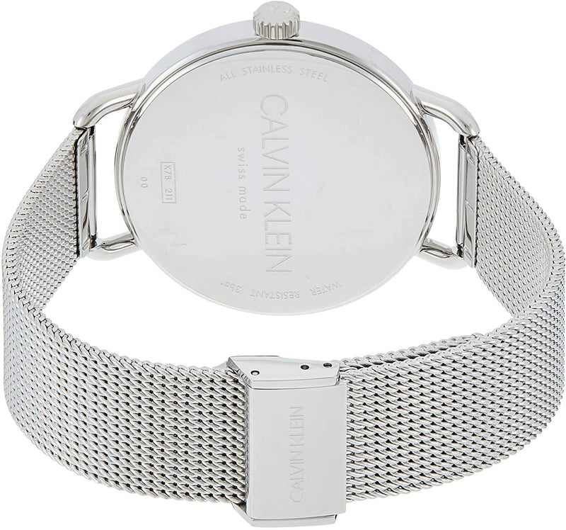 Calvin Klein Even Black Dial Silver Mesh Bracelet Watch for Women - K7B21121 Buy Now By Calvin Klein