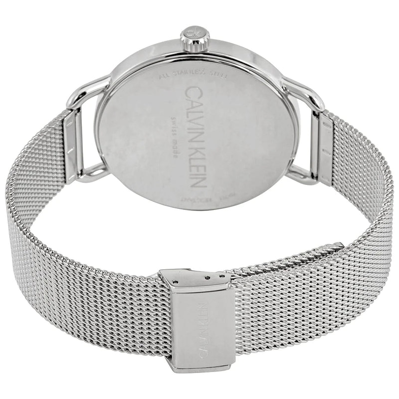 Calvin Klein Even Black Dial Silver Mesh Bracelet Watch for Women - K7B21121 Buy Now By Calvin Klein