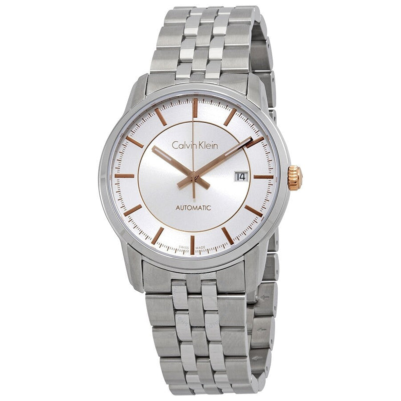Calvin Klein Infinity Silver Dial Silver Steel Strap Watch for Men - K5S34B46 Buy Now By Calvin Klein