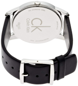 Calvin Klein City Black Dial Black Leather Strap Watch for Men - K2G211C1 Buy Now By Calvin Klein