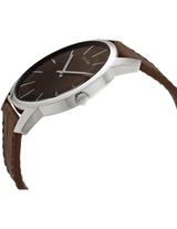 Calvin Klein City Brown Dial Brown Leather Strap Watch for Men - K2G211GK Buy Now By Calvin Klein