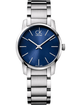 Calvin Klein City Blue Dial Silver Steel Strap Watch for Women - K2G2314N Buy Now By Calvin Klein