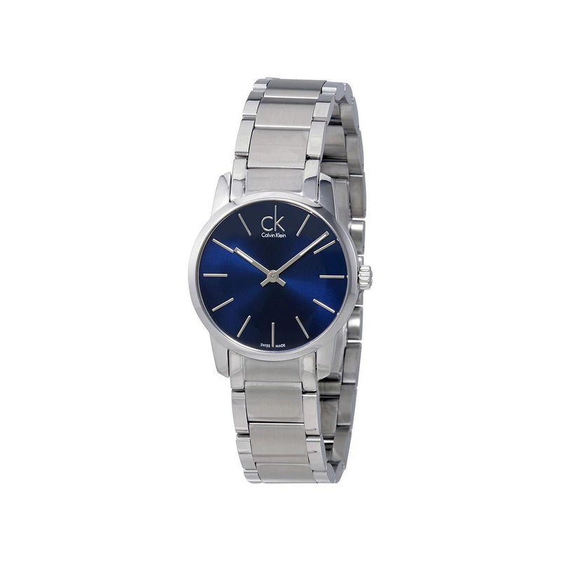 Calvin Klein City Blue Dial Silver Steel Strap Watch for Women - K2G2314N Buy Now By Calvin Klein