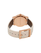 Calvin Klein City Silver Dial White Leather Strap Watch for Women - K2G236X6 Buy Now By Calvin Klein