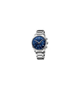Shop Calvin Klein City Chronograph Blue Dial Silver Steel Strap Watch for Men - K2G2714N in USA