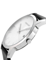Calvin Klein City Silver Dial Black Steel Strap Watch for Men - K2G2G1CX Buy Now By Calvin Klein