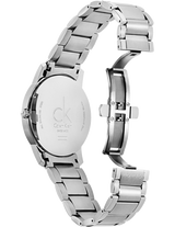 Calvin Klein City Quartz White Dial Silver Steel Strap Watch for Men - K2G2G1Z6