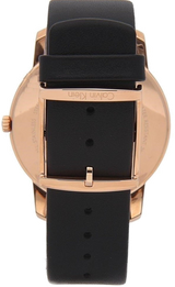 Calvin Klein City Quartz Grey Dial Black Leather Strap Watch for Men - K2G2G6C3