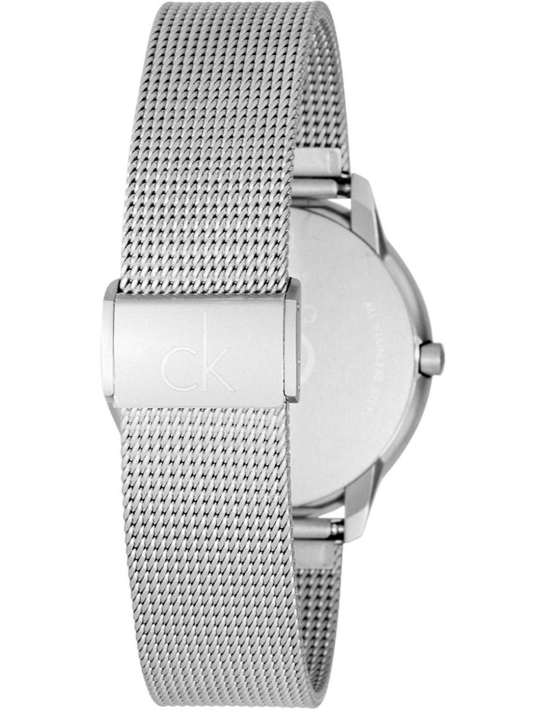 Calvin Klein Minimal Silver Dial Silver Mesh Bracelet Watch for Men - K3M21126 Buy Now By Calvin Klein