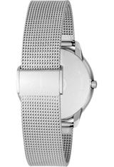 Calvin Klein Minimal Grey Dial Silver Mesh Bracelet Watch for Men - K3M22124 Buy Now By Calvin Klein