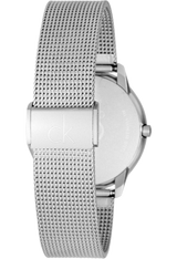 Calvin Klein Minimal Grey Dial Silver Mesh Bracelet Watch for Women - K3M221Y3 Buy Now By Calvin Klein