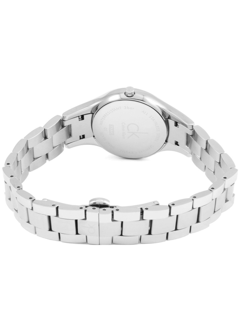 Calvin Klein Simplicity White Dial Silver Steel Strap Watch for Women - K4323185 Buy Now By Calvin Klein