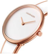 Calvin Klein Seduce White Dial Two Tone Steel Strap Watch for Women - K4E2N616 Buy Now By Calvin Klein