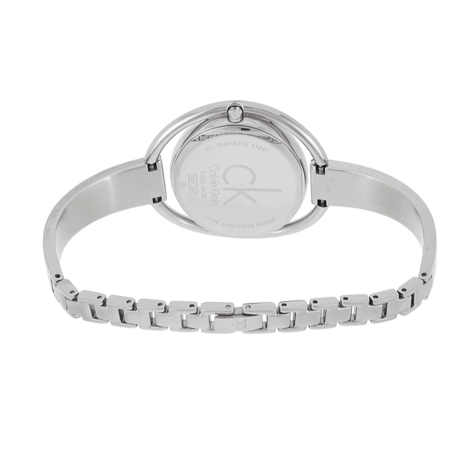 Calvin Klein Impetuous Silver Dial Silver Steel Strap Watch for Women - K4F2N116