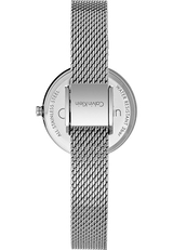 Calvin Klein Authentic Black Dial Silver Mesh Bracelet Watch for Women - K8G23121 Buy Now By Calvin Klein