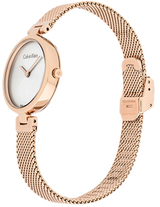 Calvin Klein Authentic Silver Dial Rose Gold Mesh Bracelet Watch for Women - K8G23626 Buy Now By Calvin Klein