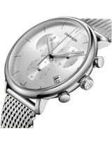 Calvin Klein High Noon Silver Dial Silver Mesh Bracelet Watch for Men - K8M27126 Buy Now By Calvin Klein