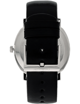 Calvin Klein Posh Silver Dial Black Leather Strap Watch for Men - K8Q311C6 Buy Now By Calvin Klein