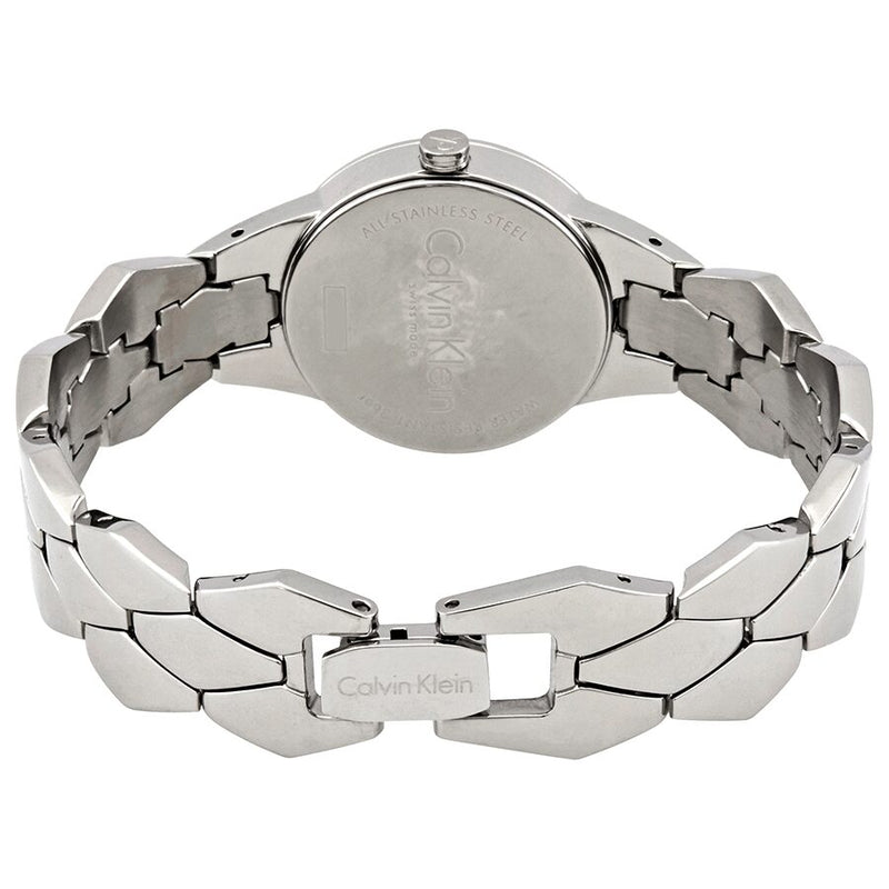 Calvin Klein Snake Silver Dial Silver Steel Strap Watch For Women - K6E23146 Buy Now By Calvin Klein