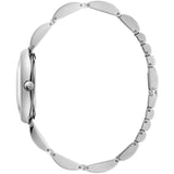 Shop Calvin Klein Wavy Black Dial Silver Steel Strap Watch for Women - K9U23141 in USA