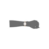 Shop Calvin Klein Wavy White Dial Rose Gold Steel Strap Watch for Women - K9U23646 in USA