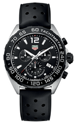 Tag Heuer Formula 1 Black Dial Black Leather Strap Watch for Men - CAZ1010.FT8024 Buy Now By Tag Heuer