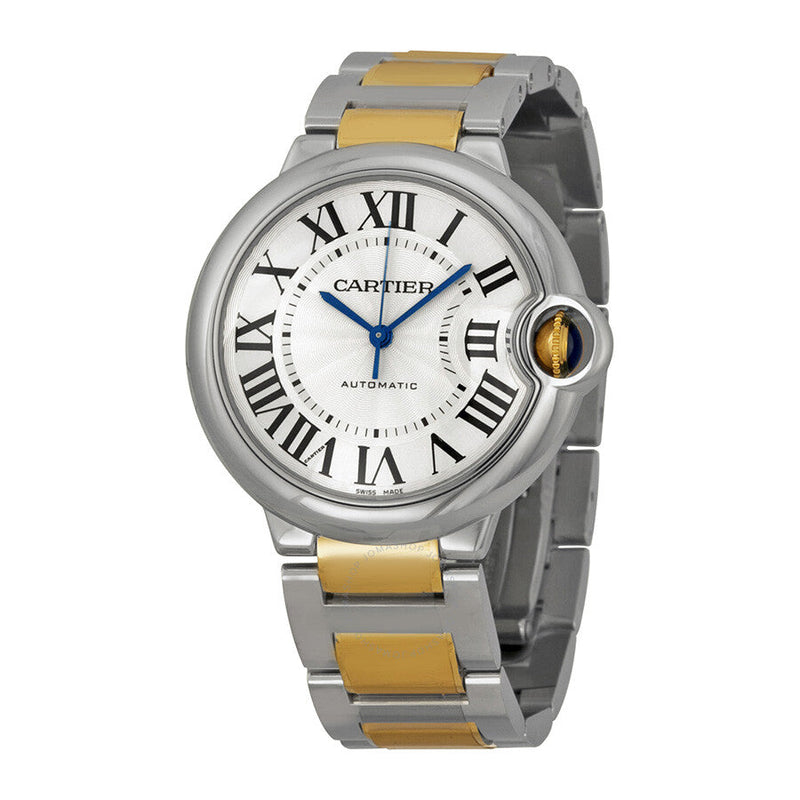 Cartier Ballon Bleu de Cartier Silver Dial Two Tone Steel Strap Watch for Women - W2BB0030