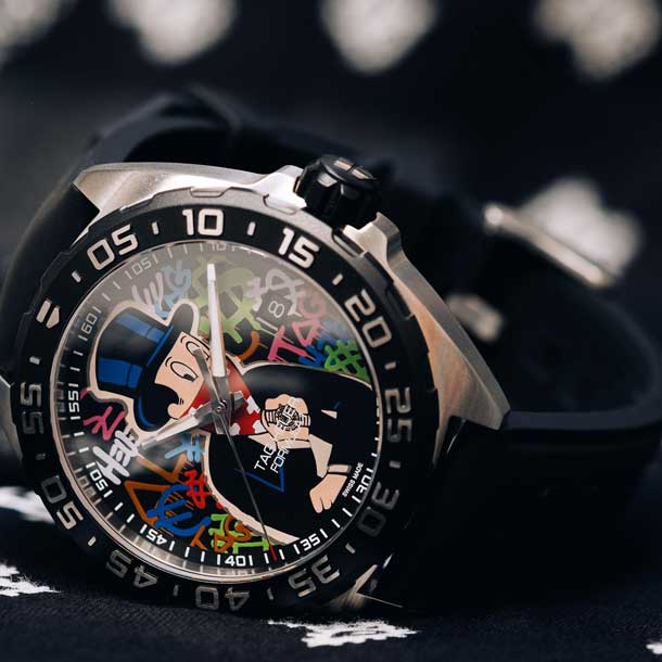 Tag Heuer Formula 1 Alec Monopoly Special Edition Black Rubber Strap Watch for Men - WAZ1117.FT8023 Buy Now By Tag Heuer