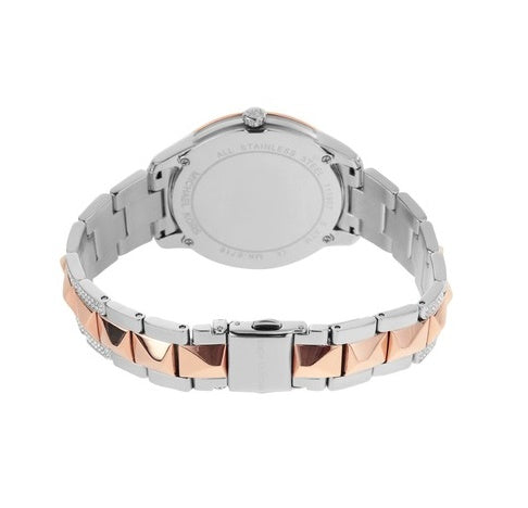 Michael Kors Runway Mercer Crystals Silver Dial Two Tone Steel Strap Watch For Women - MK6716 Buy Now By Michael Kors