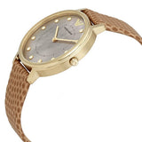 Emporio Armani Kappa Quartz Mother of Pearl Taupe Dial Brown Leather Strap Watch For Men - AR11151 Buy Now By Emporio Armani