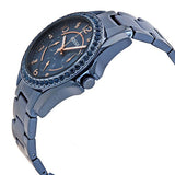 Fossil Riley Quartz Blue Dial Blue Steel Strap Watch for Women - ES4294 Buy Now By Fossil