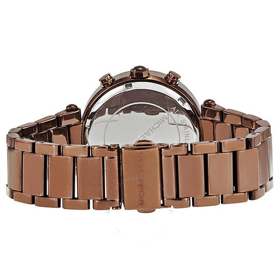 Michael Kors Parker Chronograph Brown Dial Brown Steel Strap Watch For Women - MK5578 Buy Now By Michael Kors