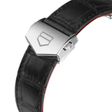 Tag Heuer Monaco Calibre 12 Final Edition Chronograph Grey Dial Black Leather Strap Watch for Men - CAW211J.FC6476 Buy Now By Tag Heuer
