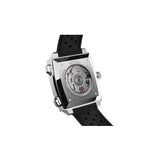 Tag Heuer Monaco Automatic Chronograph Blue Dial Black Leather Strap Watch for Men - CAW211P.FC6356 Buy Now By Tag Heuer