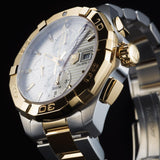 Tag Heuer Aquaracer Caliber 16 Automatic White Dial Two Tone Steel Strap Watch for Men - CAY2121.BB0923 Buy Now By Tag Heuer