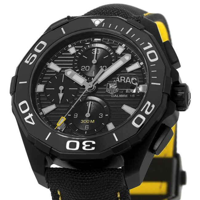 Tag Heuer Aquaracer PVD Black Dial Watch for Men - CAY218A.FC6361 Buy Now By Tag Heuer
