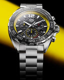 Tag Heuer Formula 1 Chronograph Black Dial Silver Steel Strap Watch for Gents - CAZ101AC.BA0842