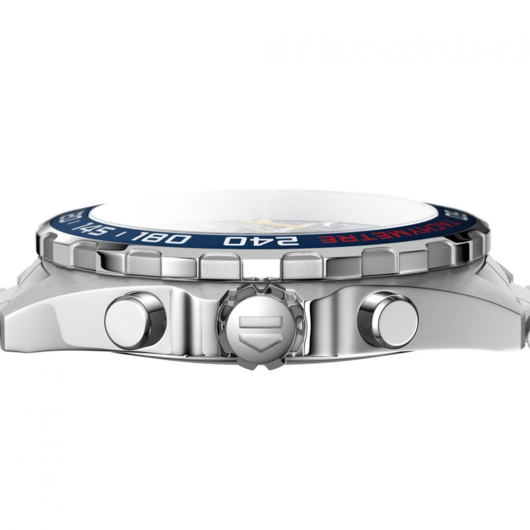 Tag Heuer Formula 1 Red Bull Racing Chronograph Blue Dial Silver Steel Strap Watch for Men - CAZ101AK.BA0842