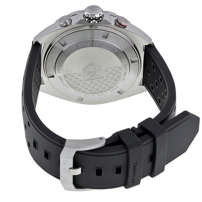 Shop Tag Heuer Formula 1 Calibre 16 Black Dial Black Leather Strap Watch for Men - CAZ2010.FT8024 in USA