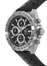 Shop Tag Heuer Formula 1 Calibre 16 Black Dial Black Leather Strap Watch for Men - CAZ2010.FT8024 in USA