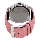 Shop Gucci G Timeless Quartz Candy Pink Dial Pink Leather Strap Watch For Women - YA1264030 in USA