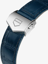 Tag Heuer Monaco Automatic Chronograph Blue Dial Blue Leather Strap Watch for Men - CBL2111.FC6453 Buy Now By Tag Heuer