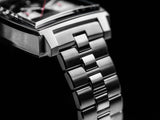 Tag Heuer Monaco Automatic Chronograph Black Dial Silver Steel Strap Watch for Men - CBL2113.BA0644 Buy Now By Tag Heuer
